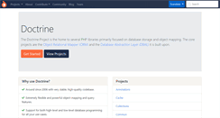 Desktop Screenshot of docs.doctrine-project.org